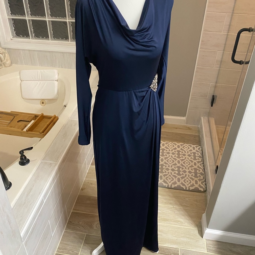 Navy blue formal dress